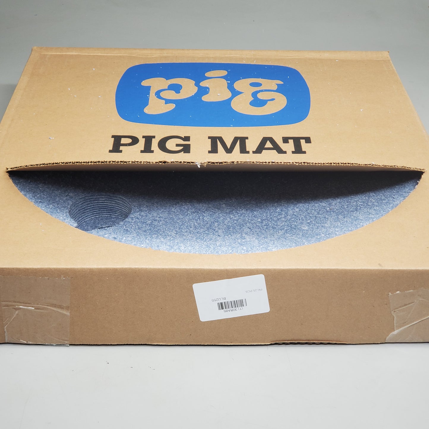 PIG Blue Barrel Top Absorbent Mats 25 Pack 22" Dia. BLU255