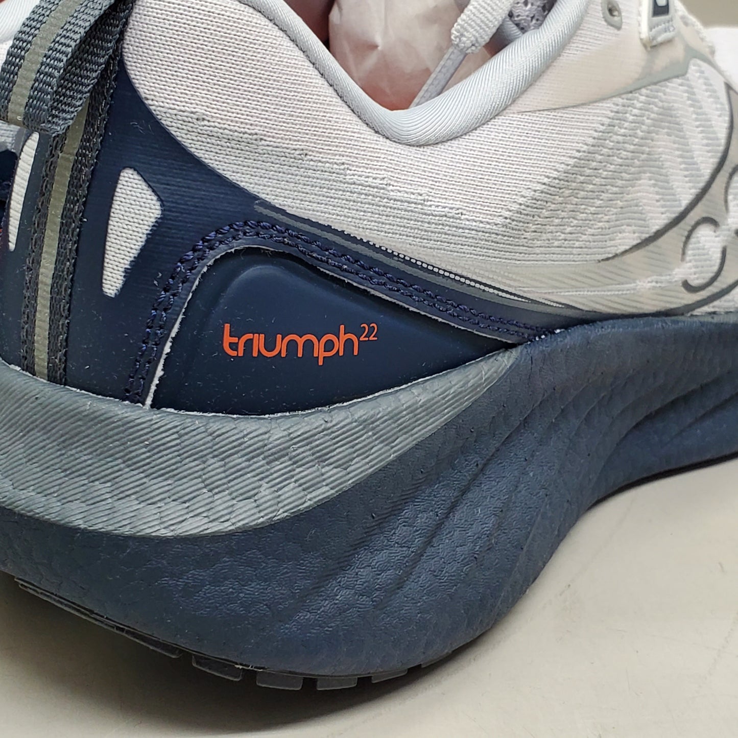 SAUCONY Triumph 22 Running Shoes Men's SZ 10 Cloud/Navy S20964-218