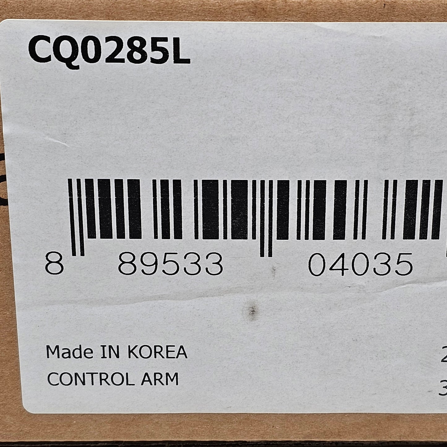 CTR Front Left Lower Control Arm and Ball Joint Assembly CQ0285L for Hyundai & Kia