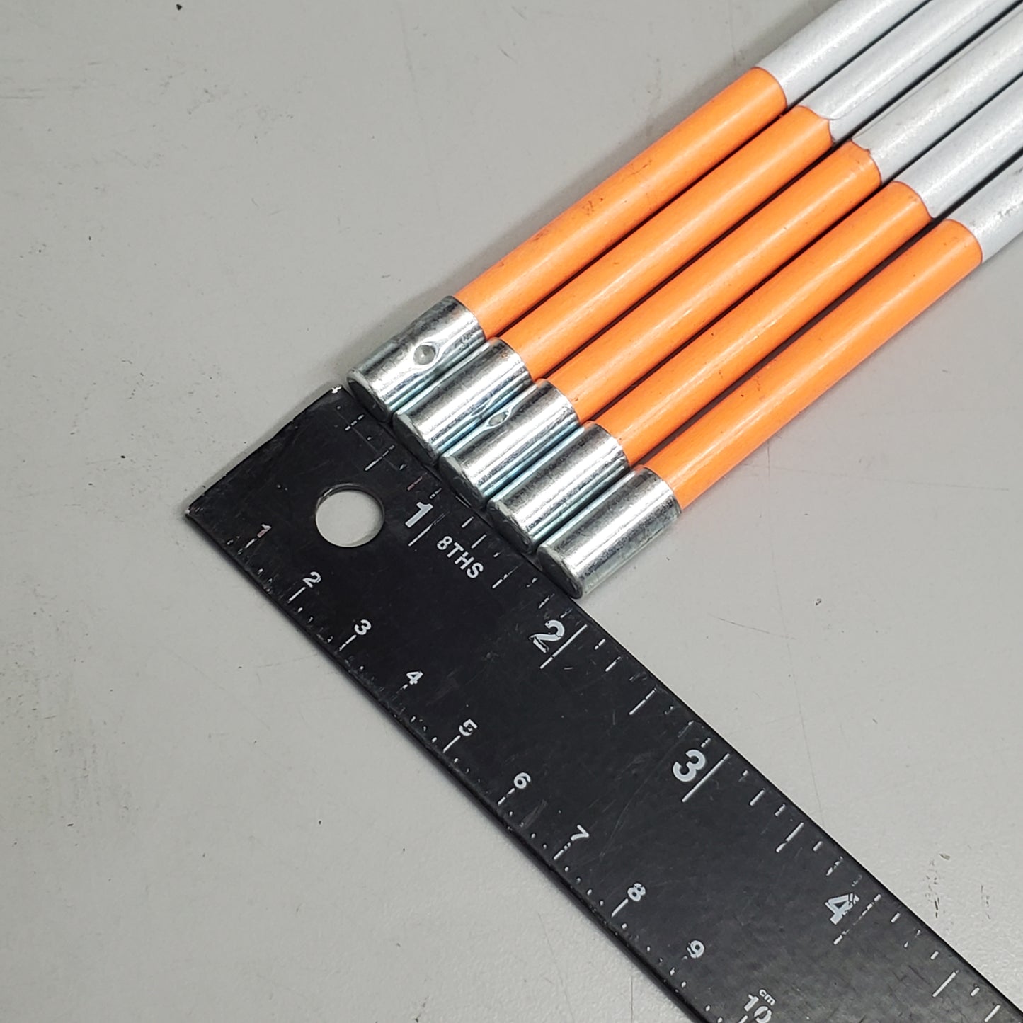 DASCO Pro (5 Pack) Snow Pole Fiberglass Driveway Marker 48" Orange 665