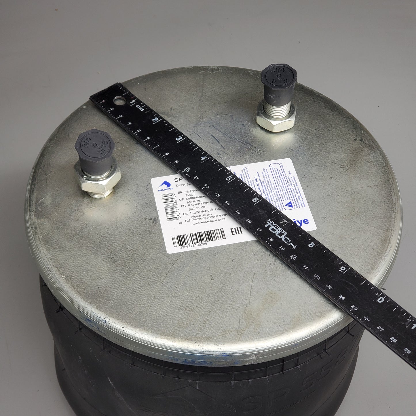 SAMPA Air Spring Aluminum Piston for Hendrickson SP 558755-KA