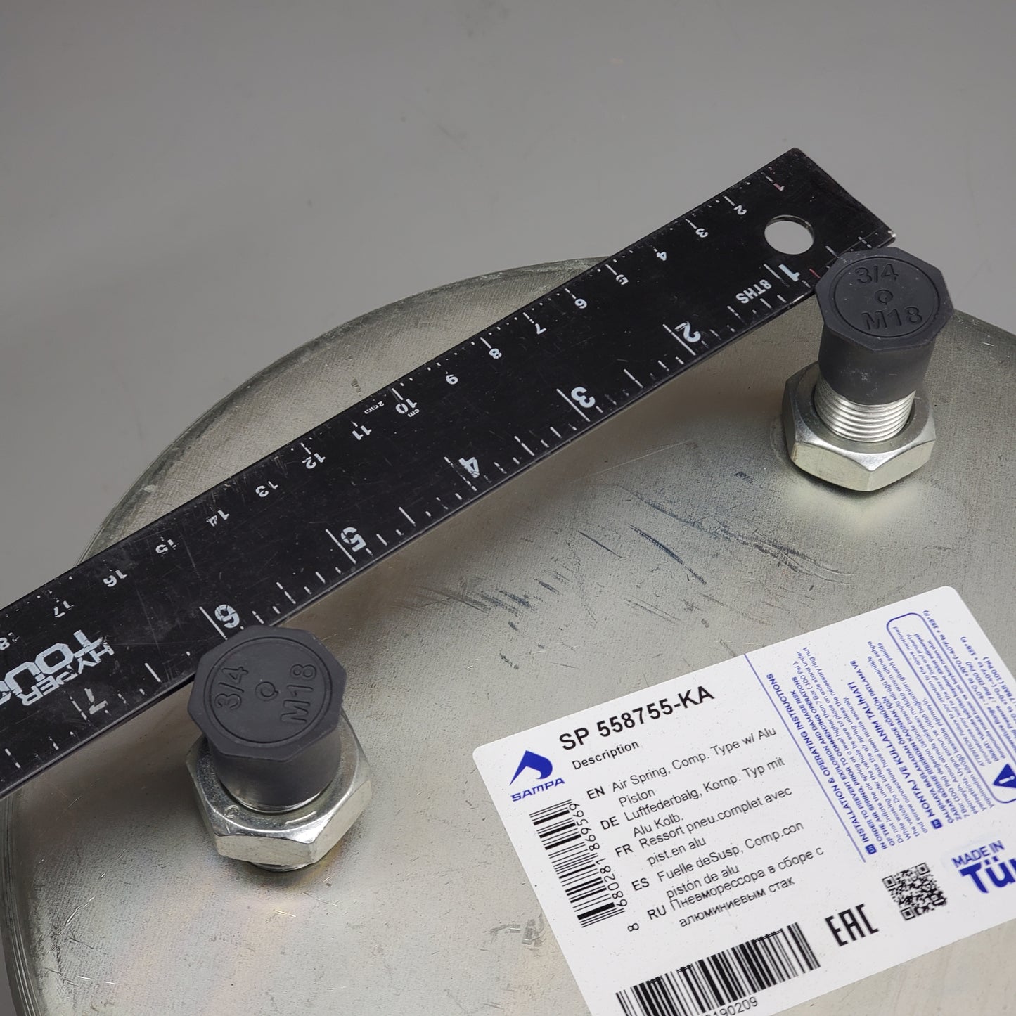 SAMPA Air Spring Aluminum Piston for Hendrickson SP 558755-KA