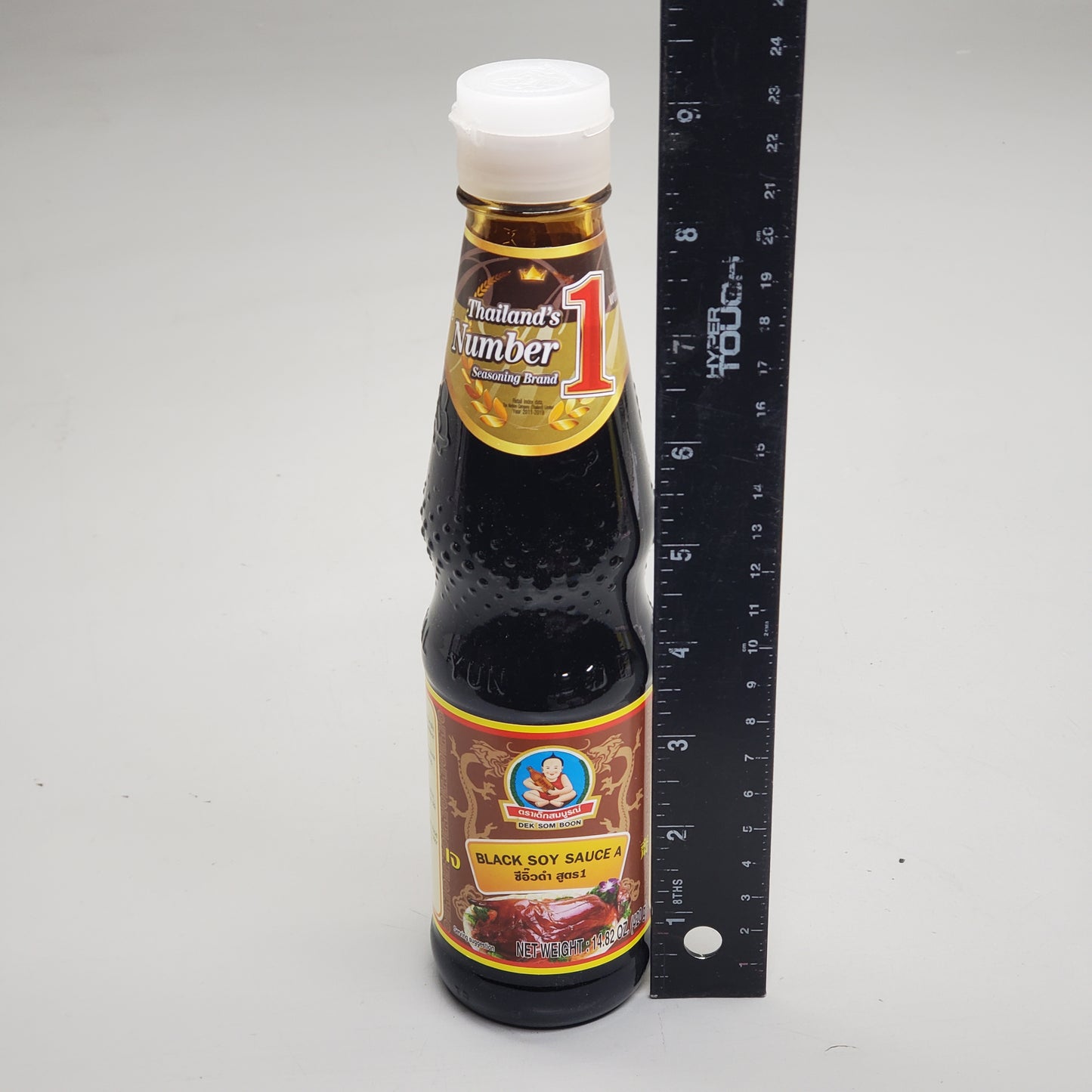 HEALTHY BOY Thai Black Soy Sauce A 14.82 oz Product of Thailand BB01/26