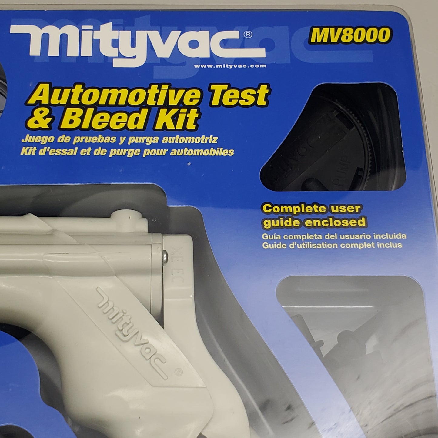 MITYVAC Automotive Test & Bleed Kit W/ SelectLine Hand Pump MV8000