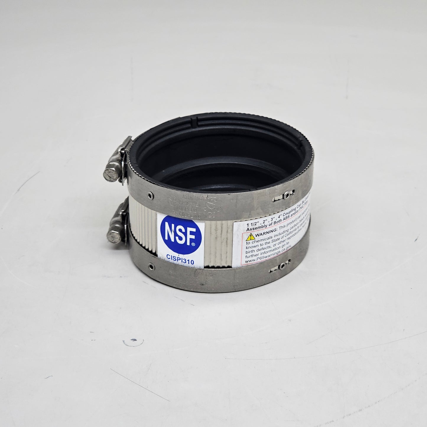 MIFAB Heavy-Duty Clamp Coupling Stainless Steel 3 x 3 Fitting