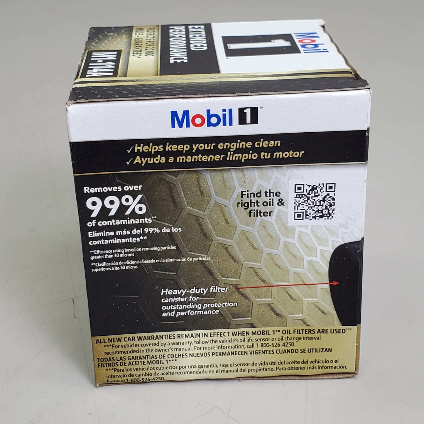 MOBIL (6 PACK) Oil Filter Extended Performance 20,000 Miles M1-114A