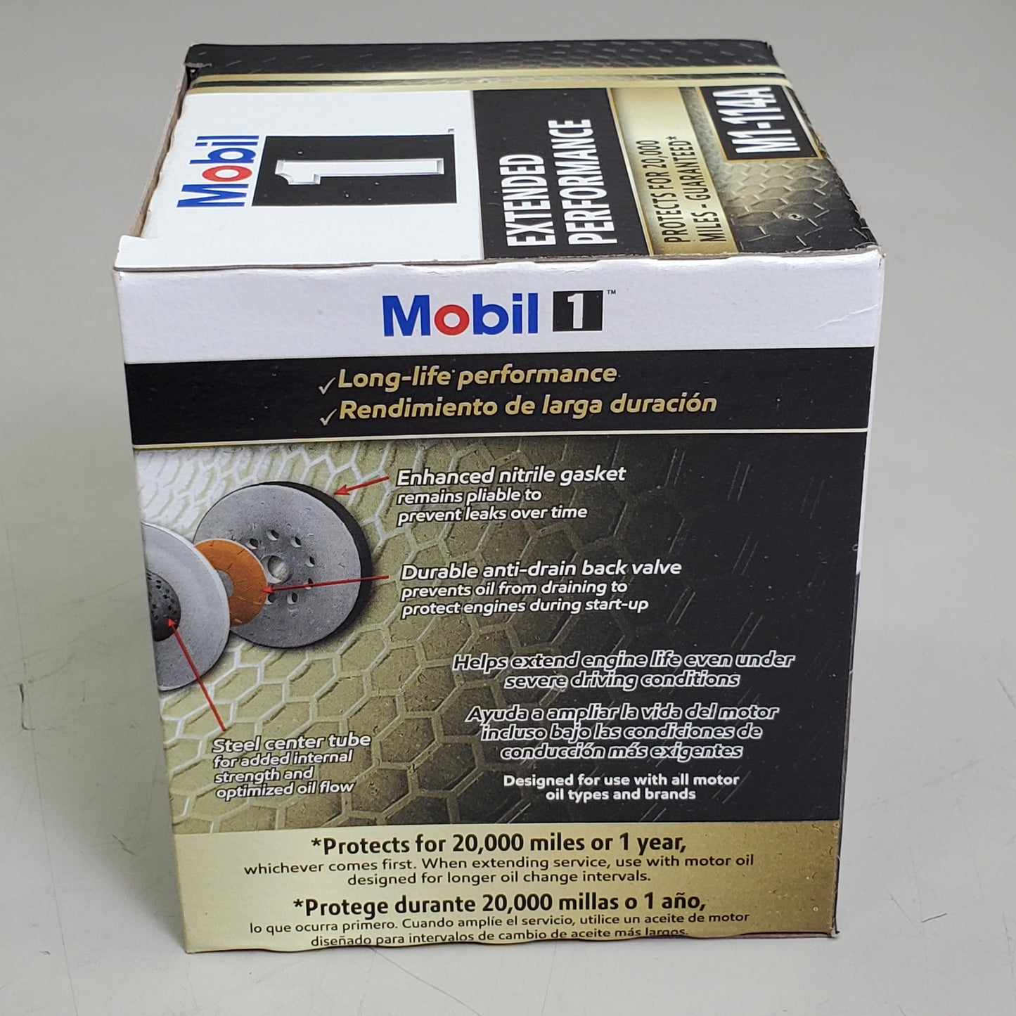 MOBIL (6 PACK) Oil Filter Extended Performance 20,000 Miles M1-114A