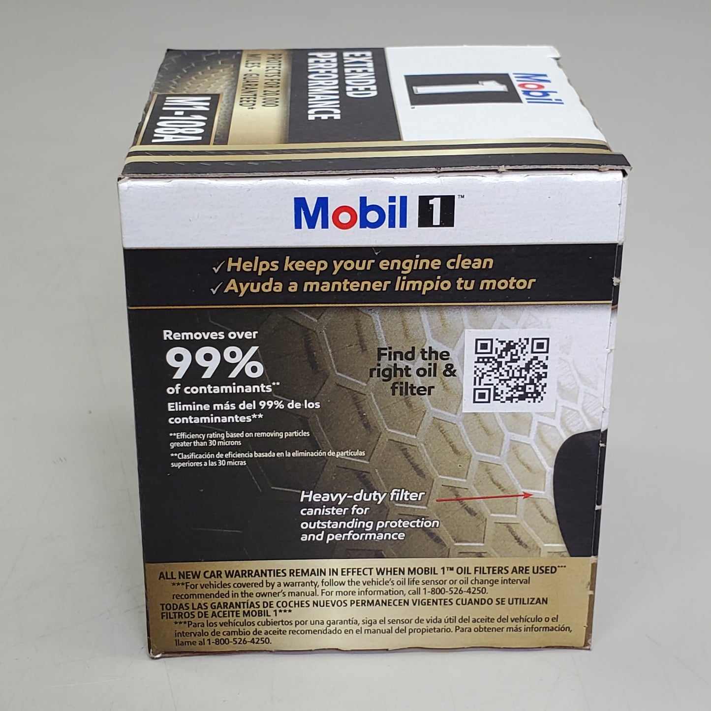 MOBIL (6 PACK) Oil Filter Extended Performance 20,000 Miles M1-108A