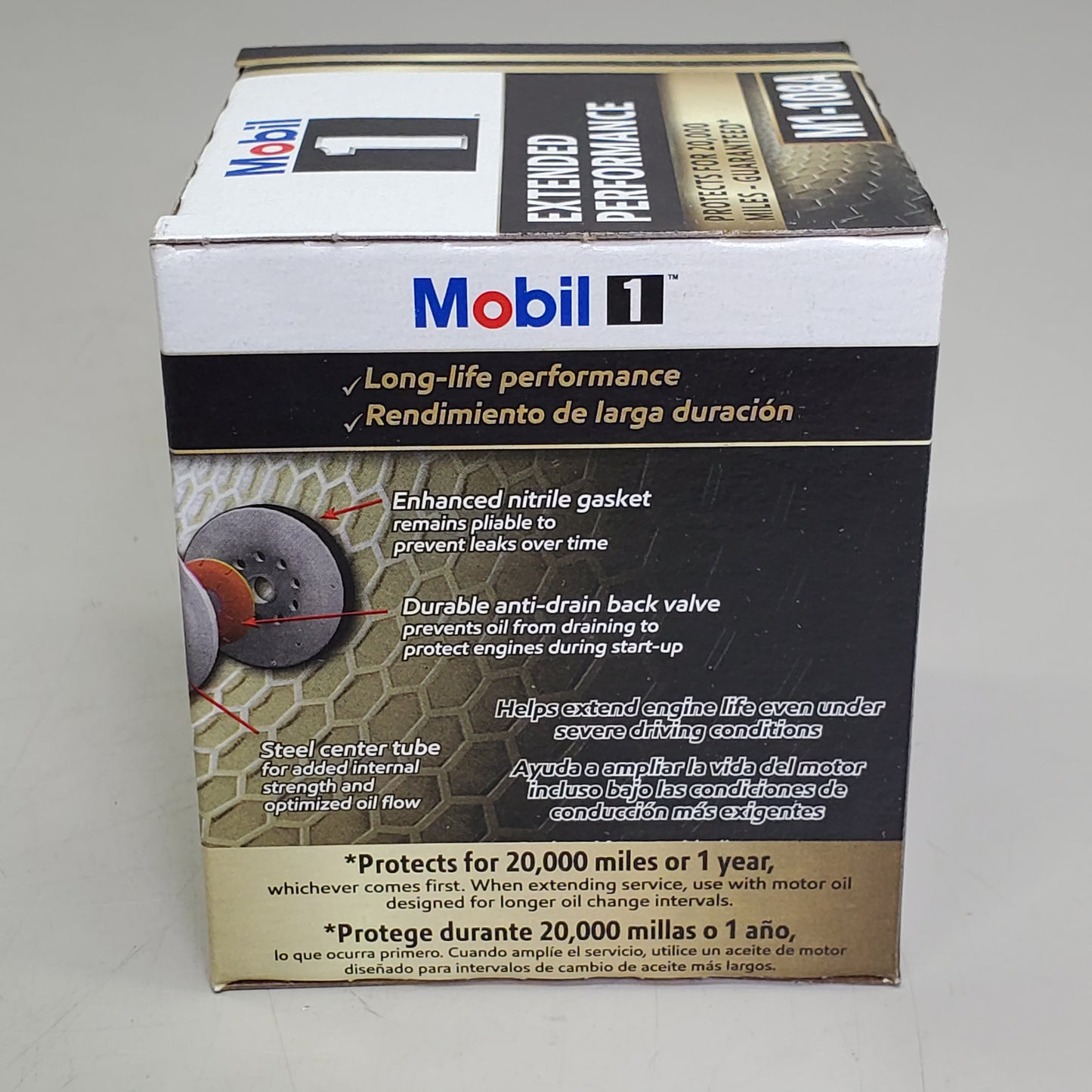 MOBIL (6 PACK) Oil Filter Extended Performance 20,000 Miles M1-108A