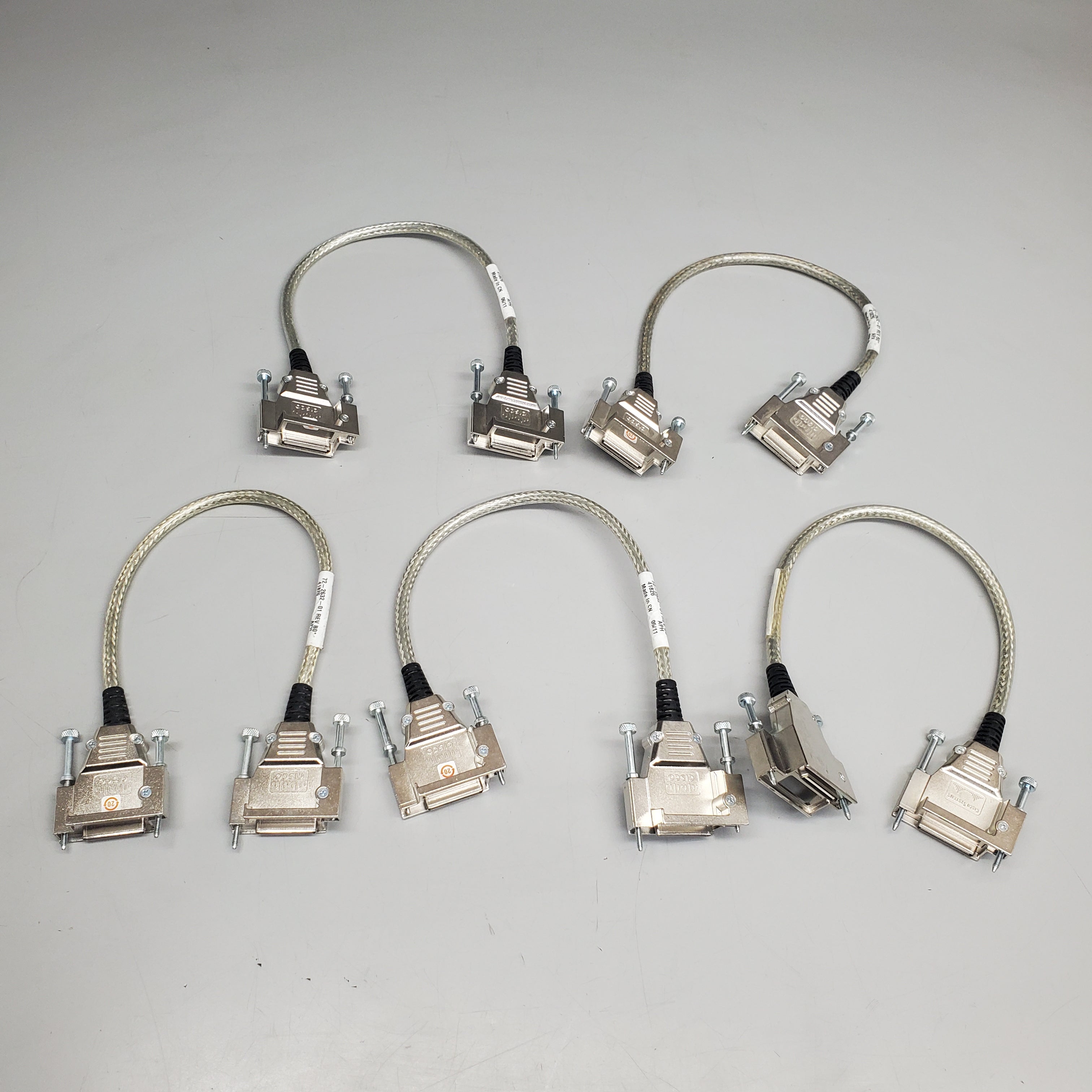 CISCO (5 Pack) StackWise Stacking Cables 50CM 72-2632-01 CAB-STACK-50C ...