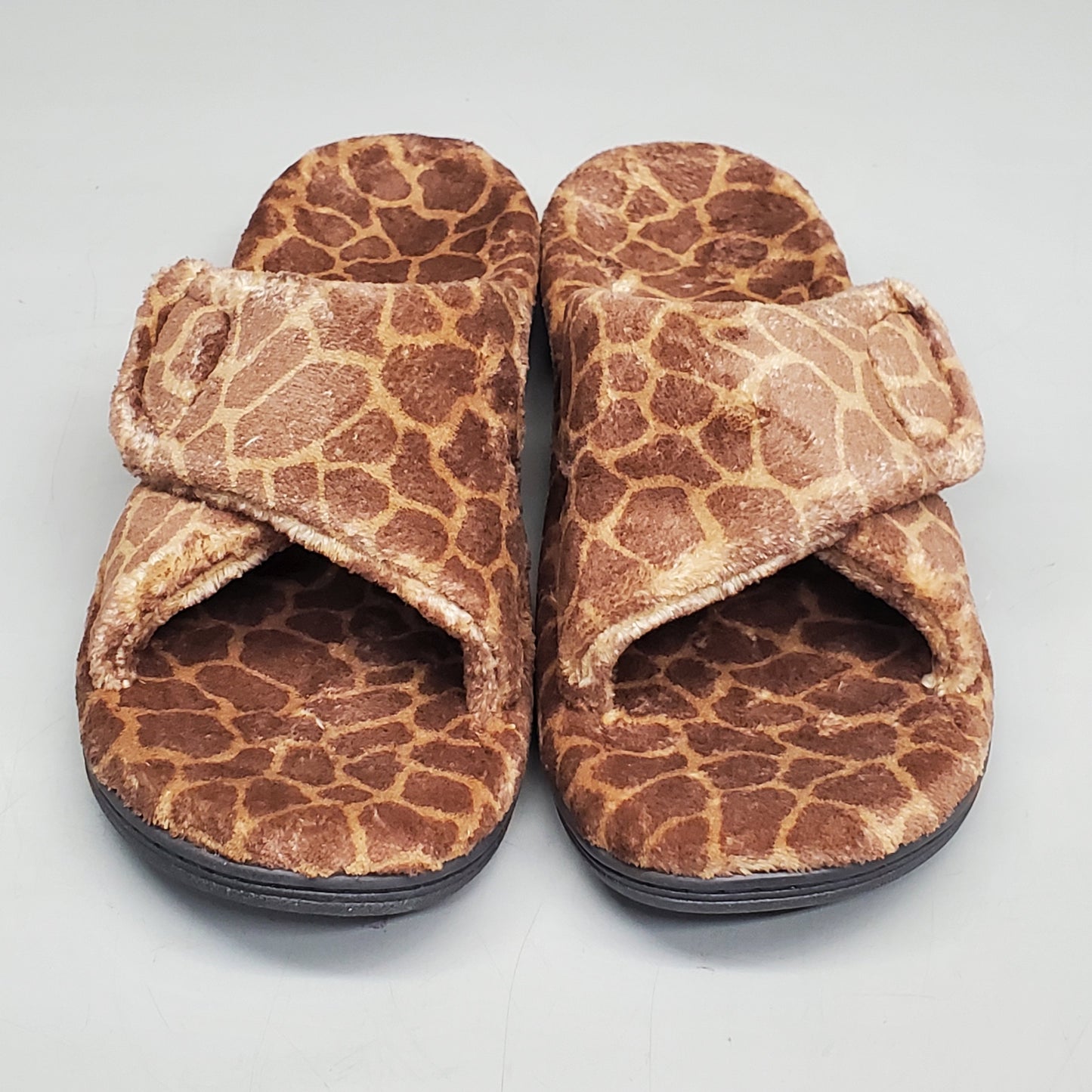 VIONIC Relax Giraffe Slide Sandals Women's Sz 11 M Brown H9016F2201