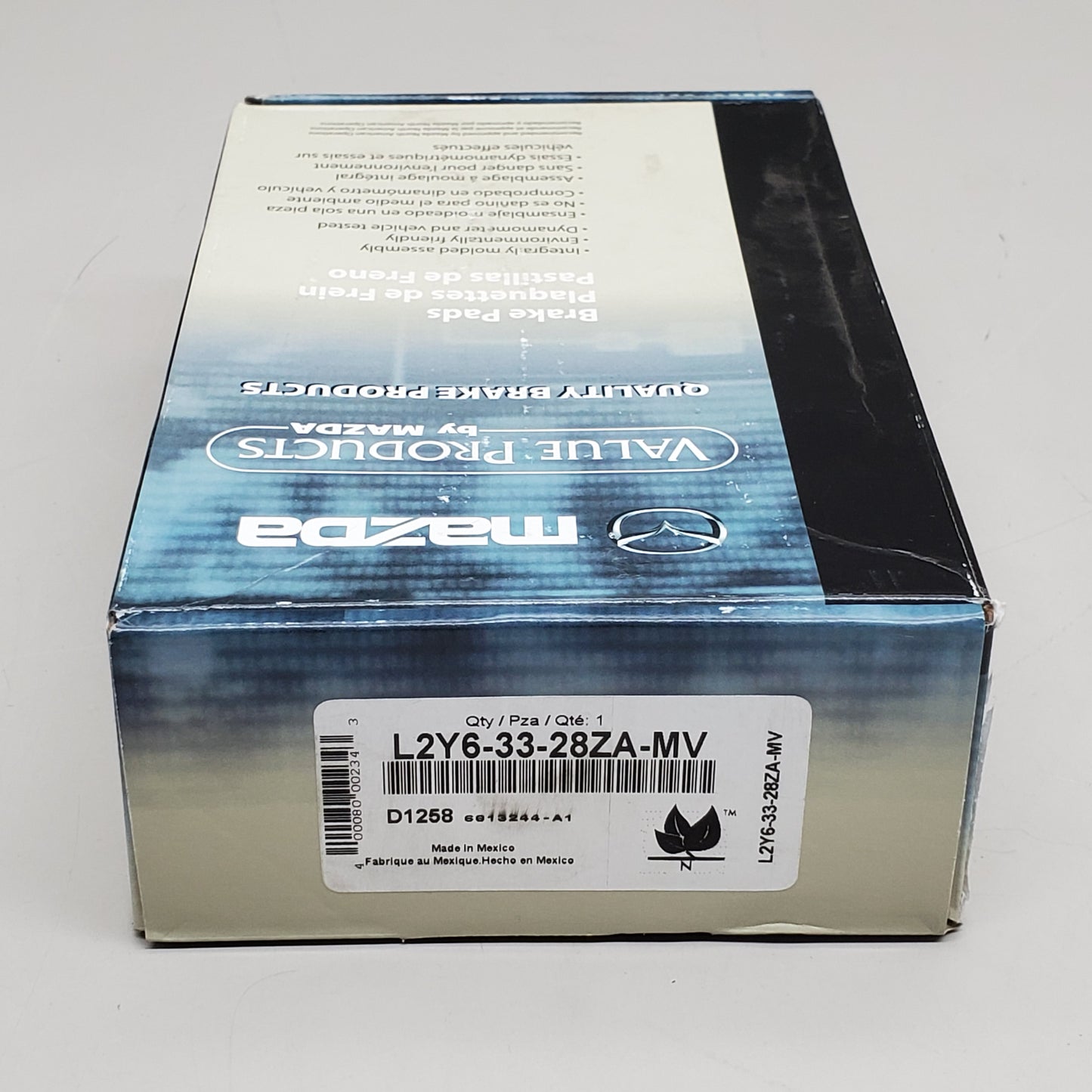 MAZDA Genuine OEM VPM Quality Brake Pads Front L2Y6-33-28ZA-MV