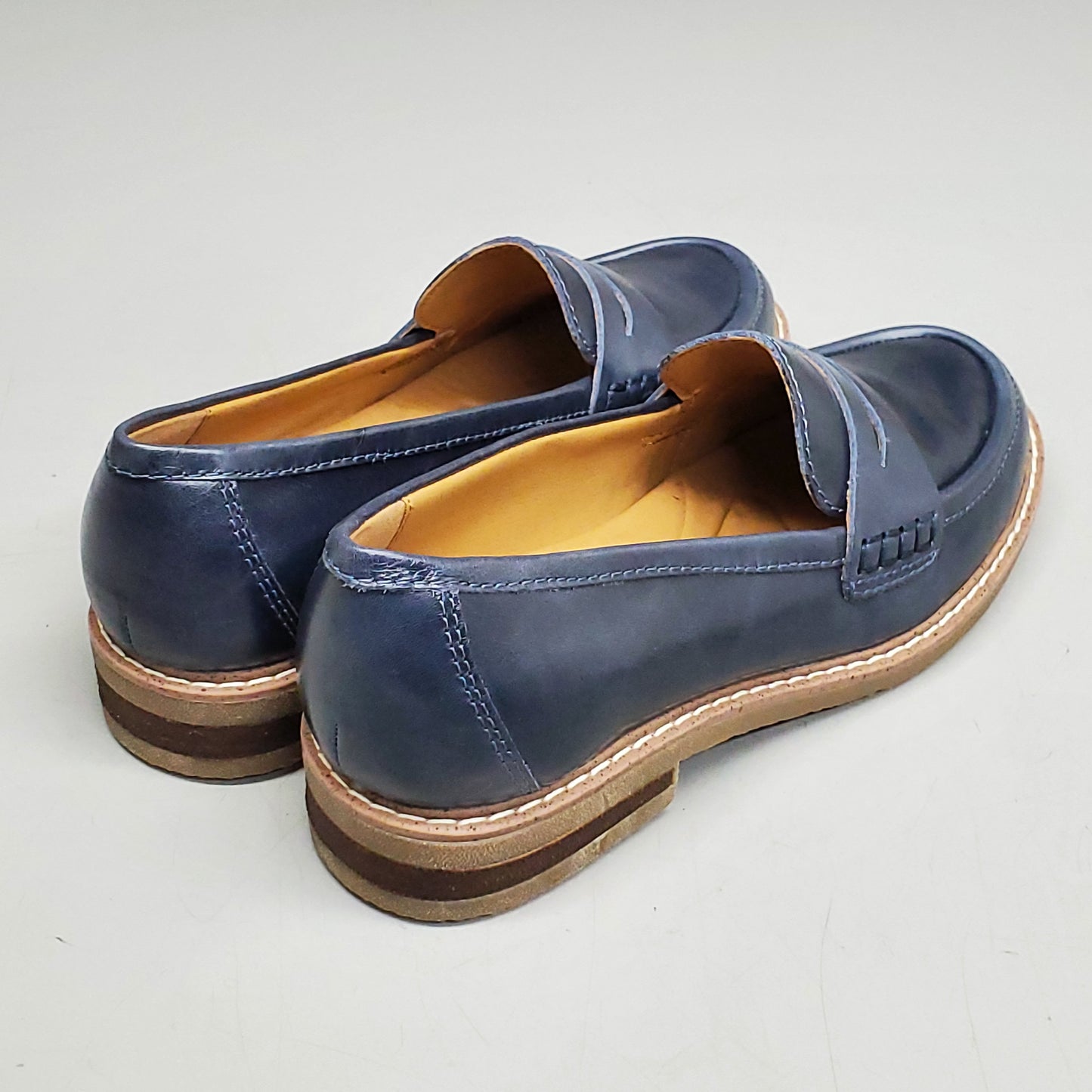 EARTH Javas Penny Loafer Women's Shoes SZ 6.5 M Dark Blue 400