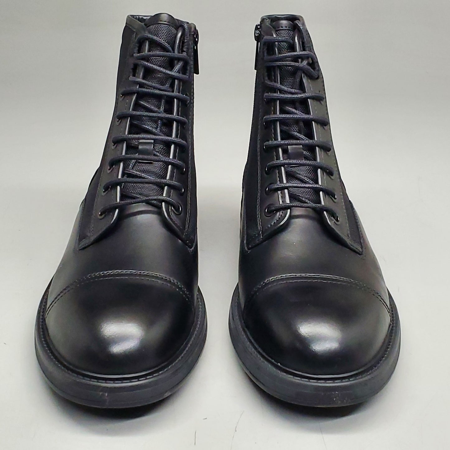 ZA@ CALVIN KLEIN Domly Mid Boot Lace Up Cap Toe Men's SZ 11 D Black 001