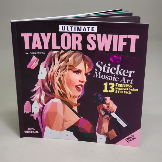 Ultimate Taylor Swift Sticker Mosaic Art 13 Fearless Paperback Logan Powell