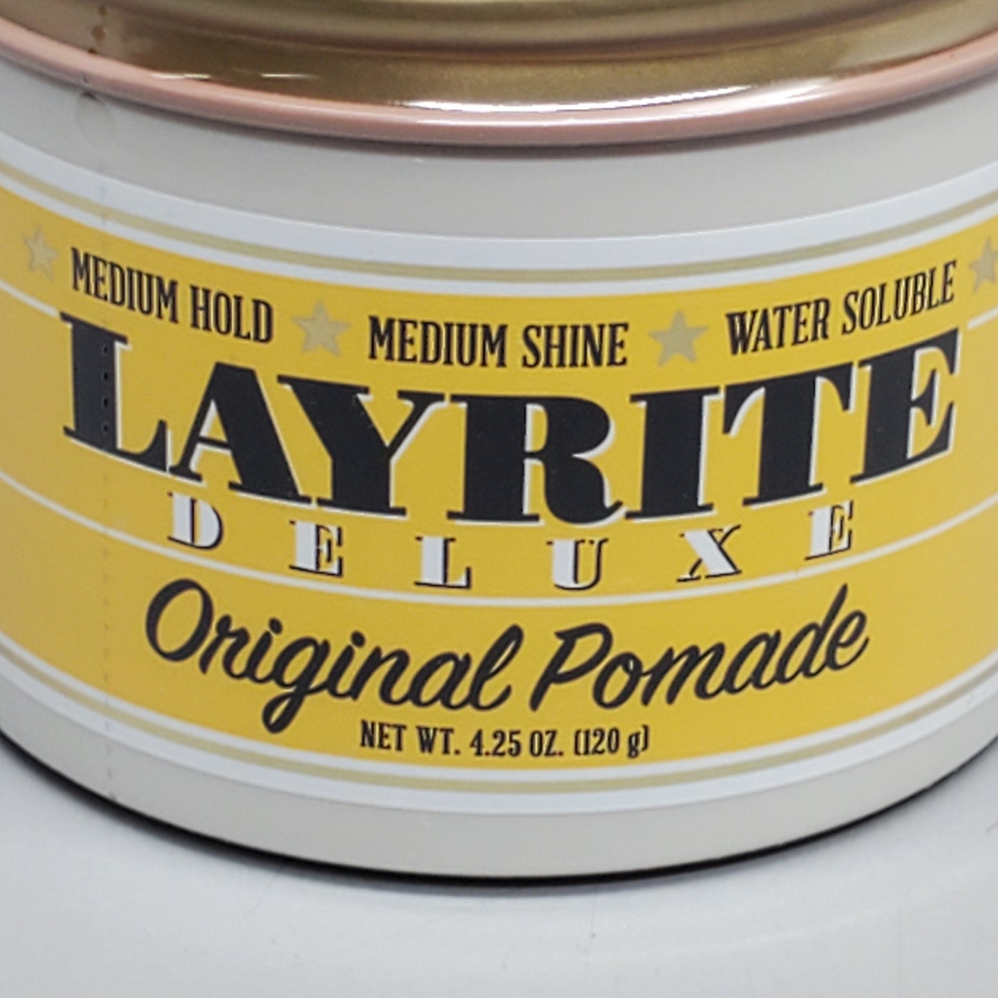 LAYRITE DELUXE Hair Original Pomade 4.25 oz Med Hold Med Shine Water Soluble