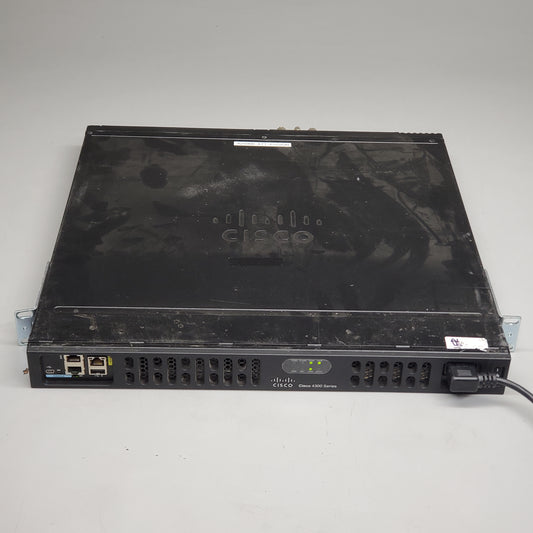 ZA@ CISCO 4300 Series Integrated Services Router (Pre-Owned AS-IS Powers On)