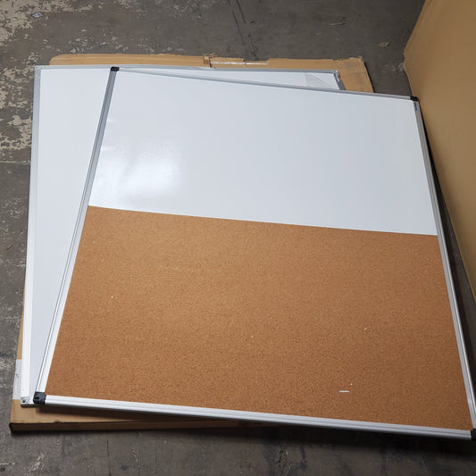 ZA@ Mixed 4 Pack of White Boards / Cork Boards (AS-IS)