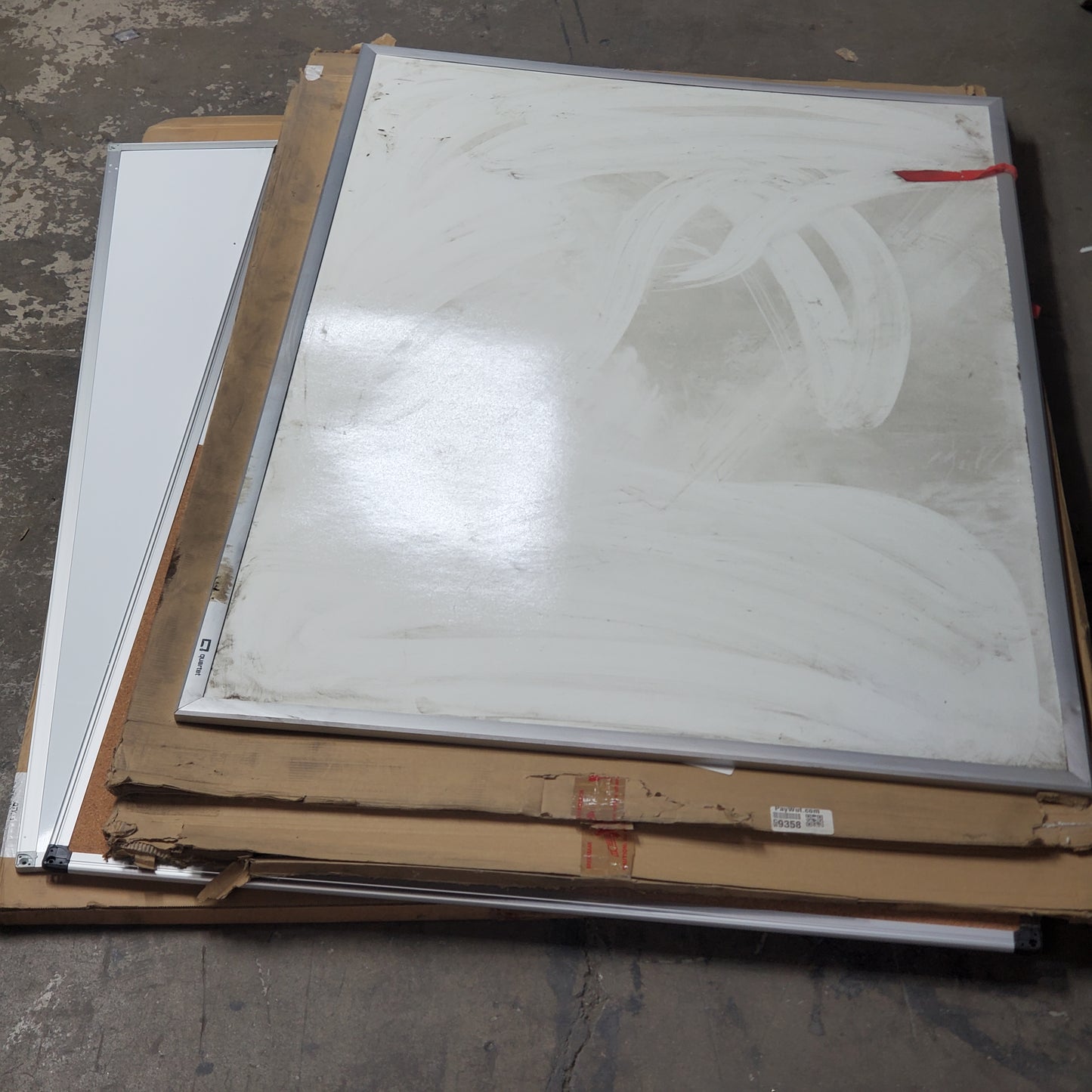 ZA@ Mixed 4 Pack of White Boards / Cork Boards (AS-IS)