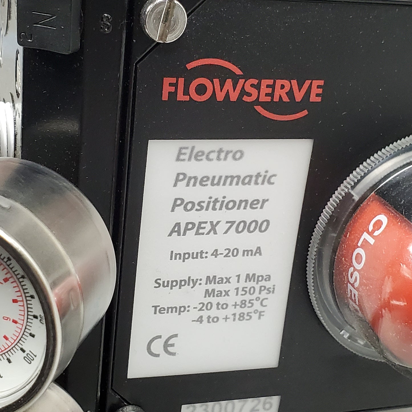 FLOWSERVE Pneumatic Electro Positioner Actuated Butterfly Valve 1.5" B085S10 / 71247AT0