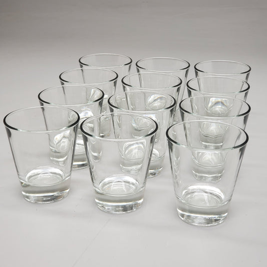 ZA@ LIBBEY (1 Dozen) Glass +DuroTuff ELAN Rocks Glasses 7 oz 15807 Thick Heavy Duty Glass A