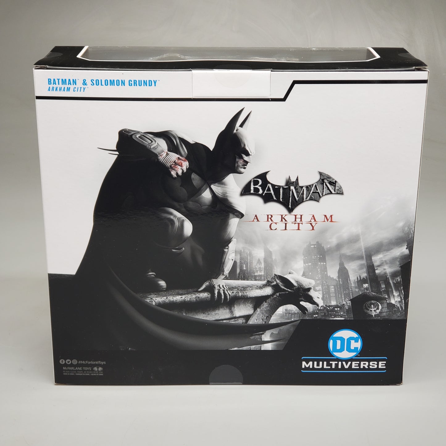 MCFARLANE TOYS DC Multiverse Batman 7" & Solomon Grundy 8" (Arkhan City Gold Label)