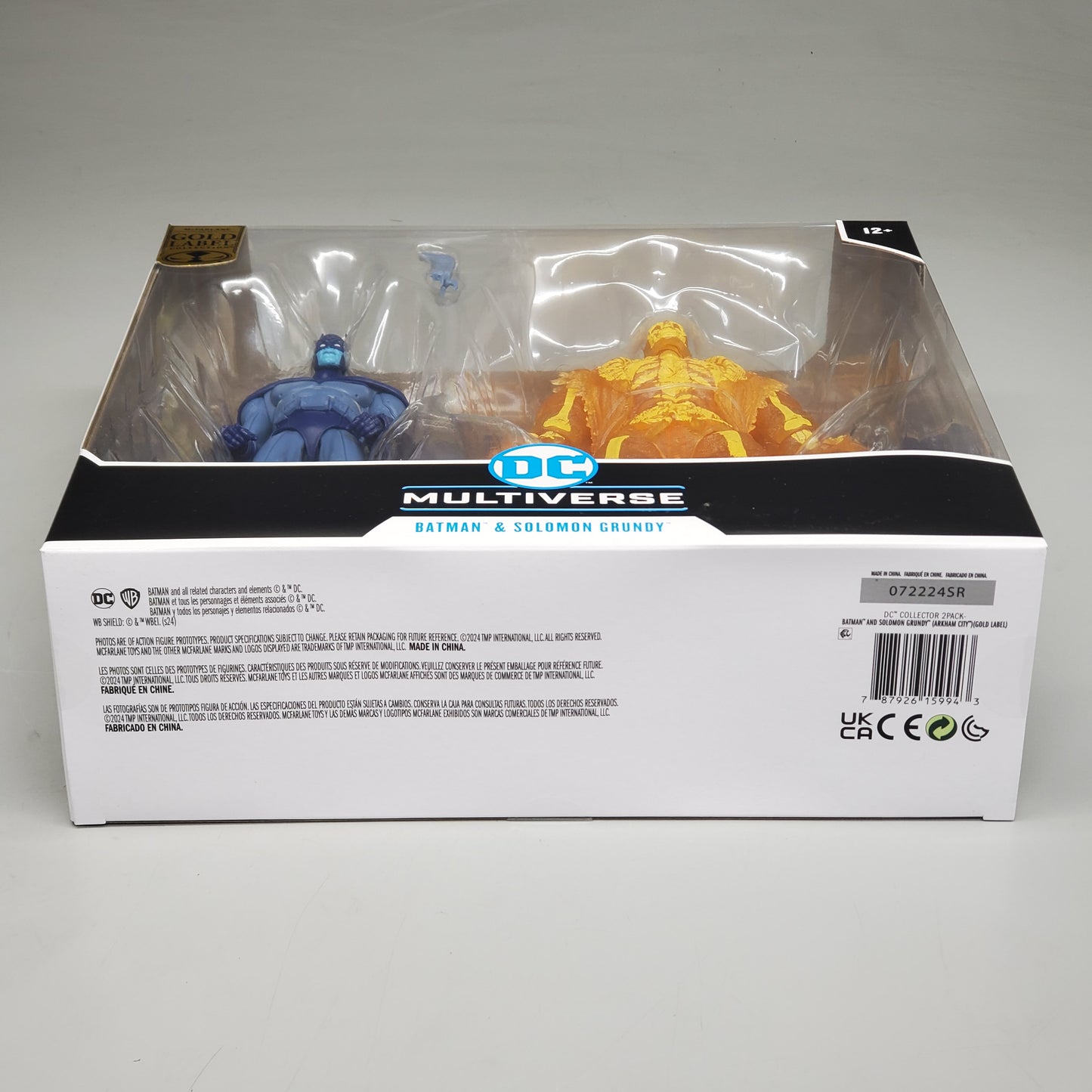 MCFARLANE TOYS DC Multiverse Batman 7" & Solomon Grundy 8" (Arkhan City Gold Label)