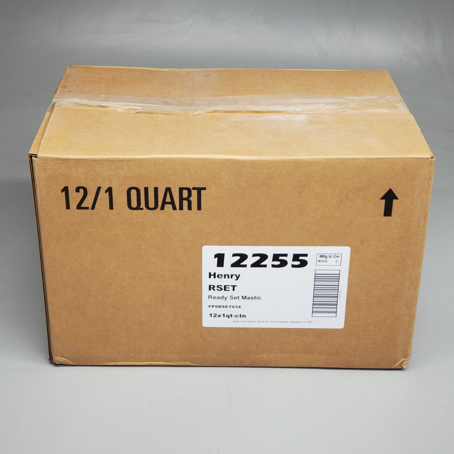 ZA@ HENRY (12 Pack) ReadySet Premixed Mastic Ceramic Tile Adhesive 1 Quart 314 D