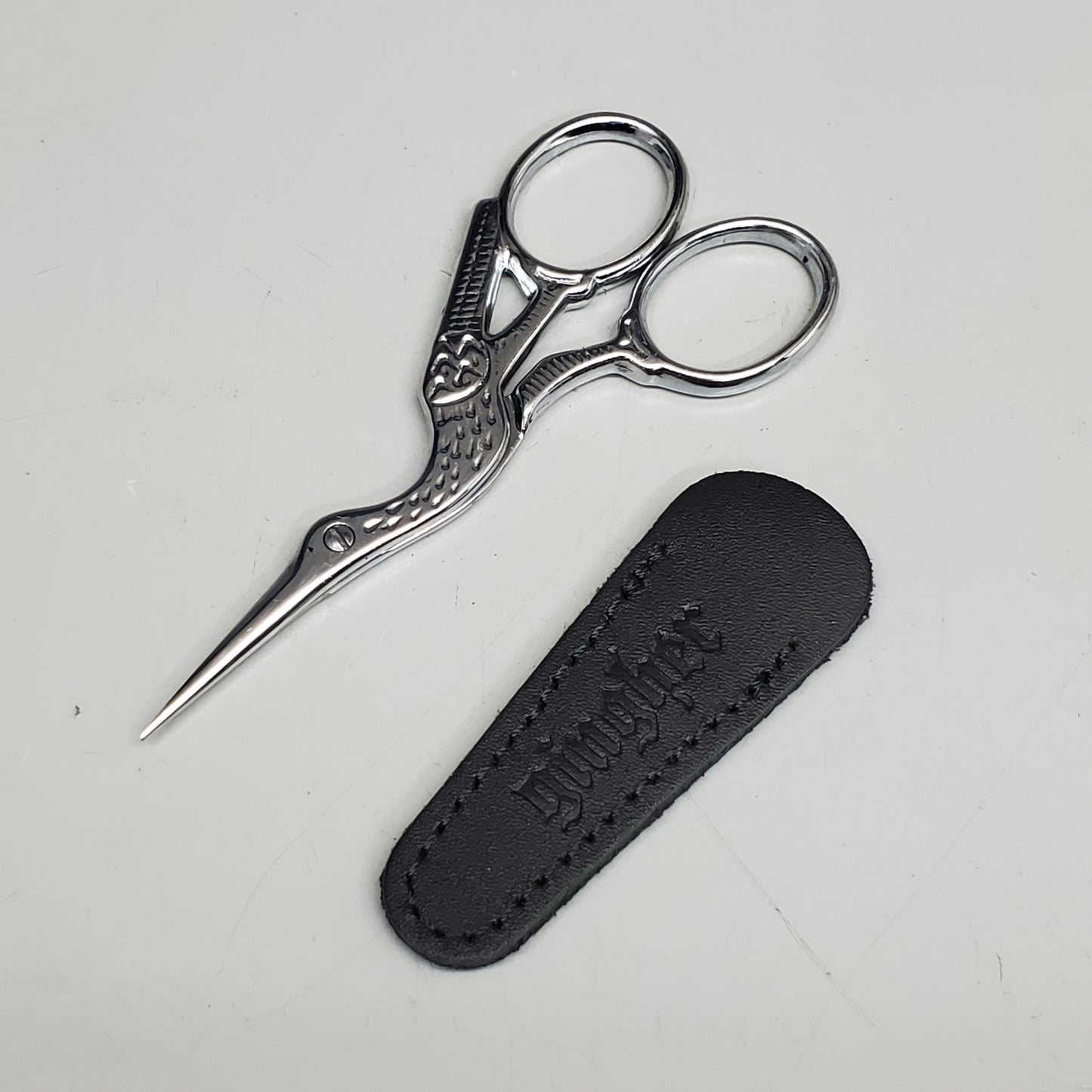 GINGHER Stark Embroidery Scissors 3.5" Chrome 220450 03-058254