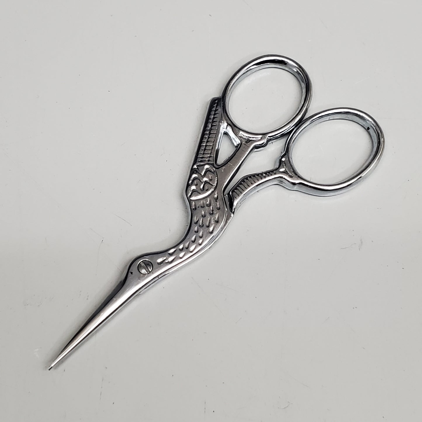 GINGHER Stark Embroidery Scissors 3.5" Chrome 220450 03-058254