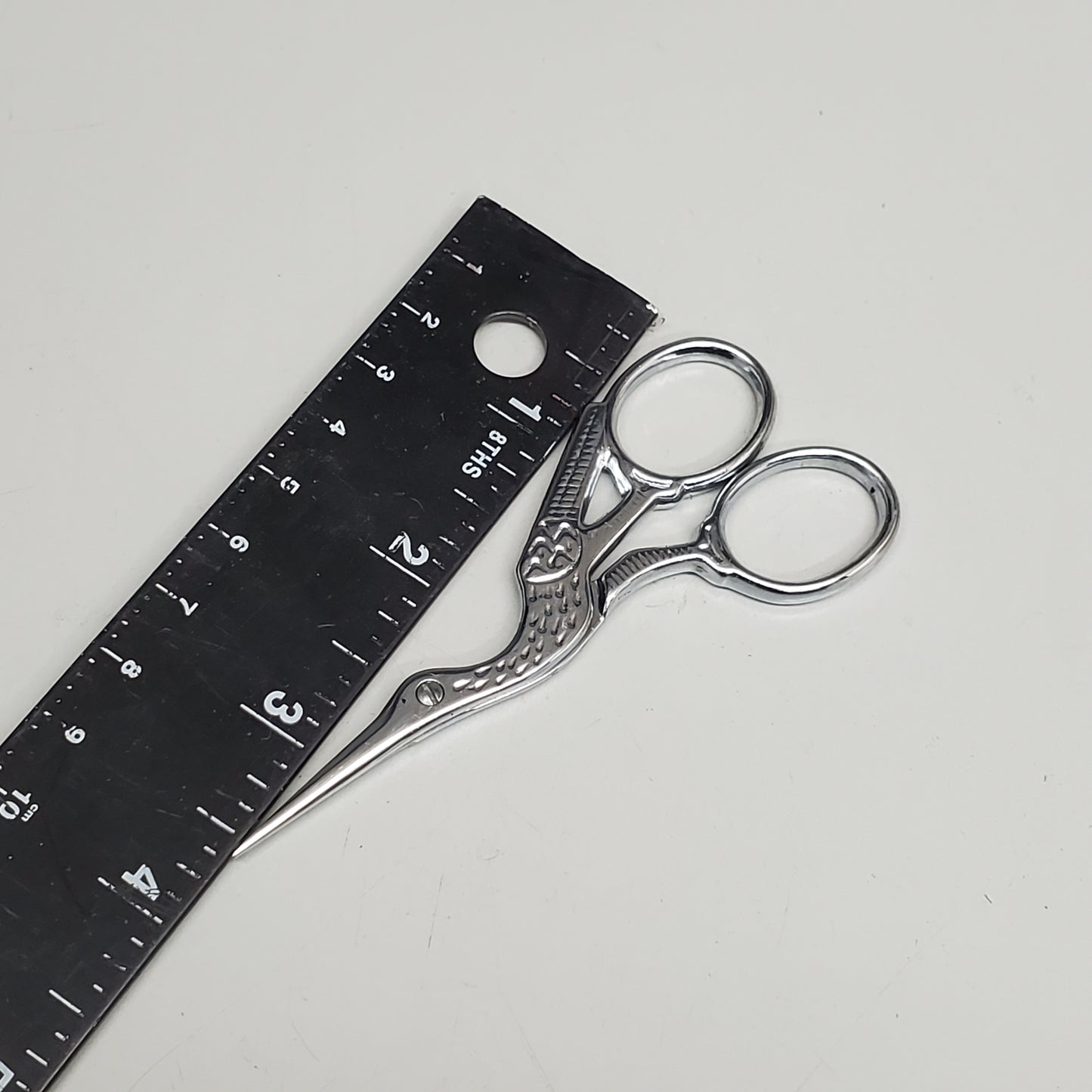 GINGHER Stark Embroidery Scissors 3.5" Chrome 220450 03-058254