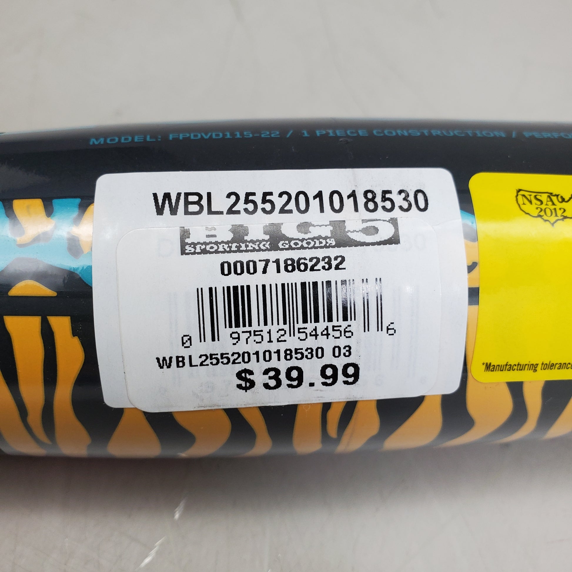 LOUISVILLE SLUGGER Diva Fastpitch Softball Bat 3x3x34 30IN/18.5OZ Black/Multi WBL255201018530 - Image 2