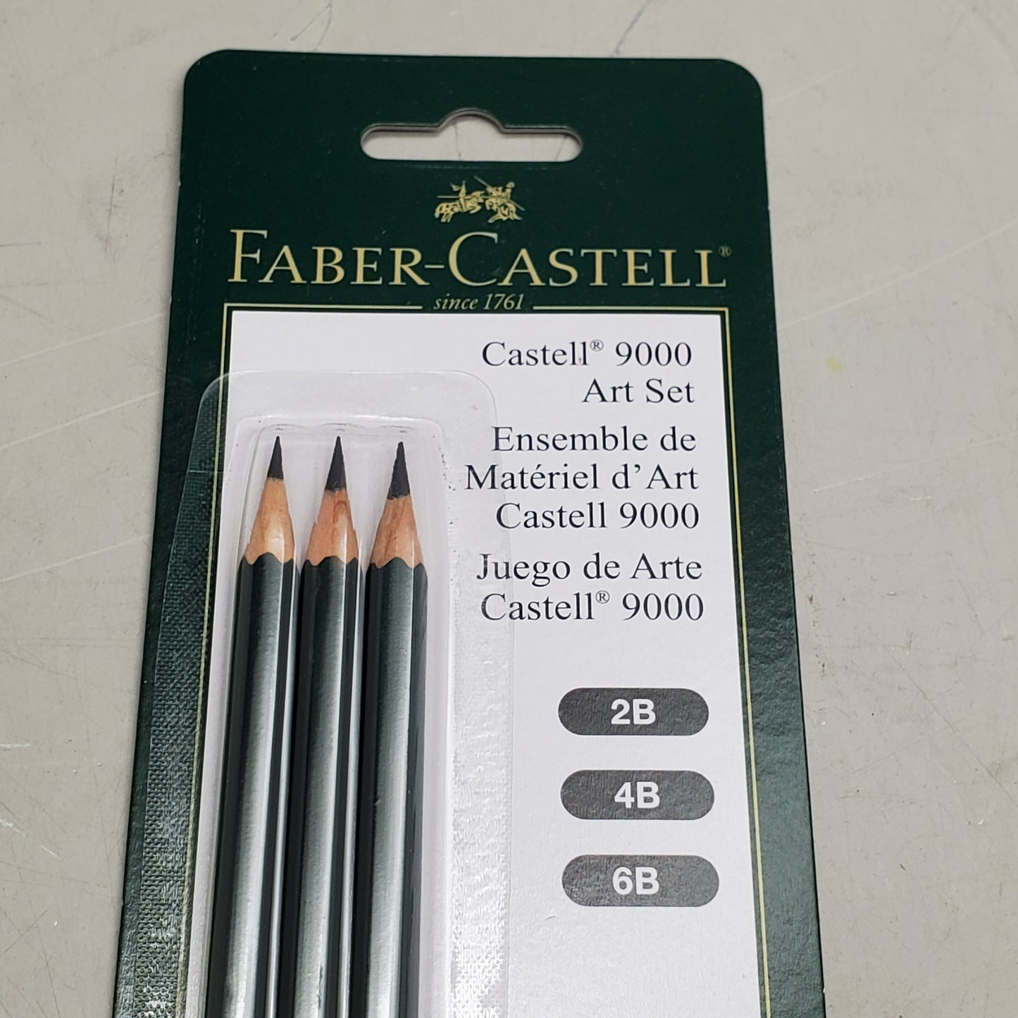 FABER-CASTELL (3 PIECE) Castell 9000 Art Set 0.1x3.1x9.8 Dark Green 800029 - Image 2