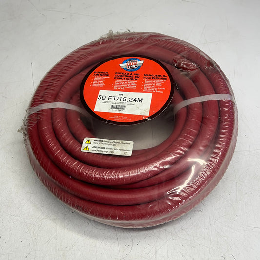 REMA TIP TOP Rubber Air Hose Made In Usa 300 PSI 1/2" Hose ID X 50' Red 895