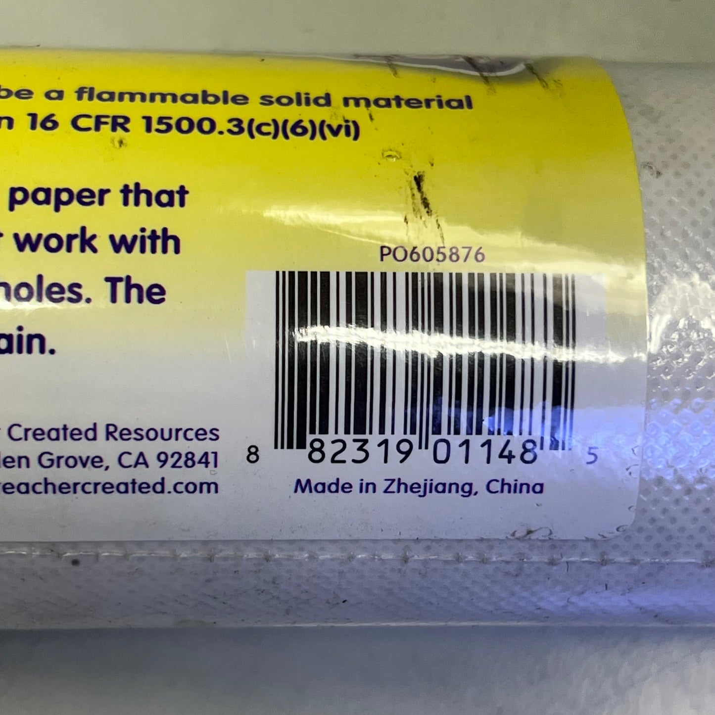 TEACHER CREATED RESOURCES  Better Than Paper Bulletin Board Subway Tile 4' x 12' White TCR 77498