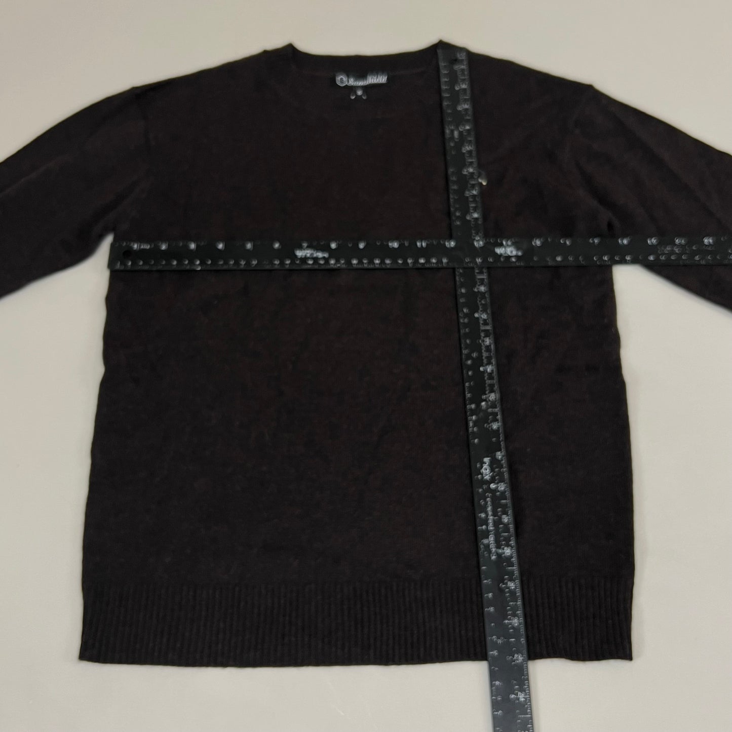 SAMSHIELD Candice Equestrian Wool Sweater Women's Sz S Black