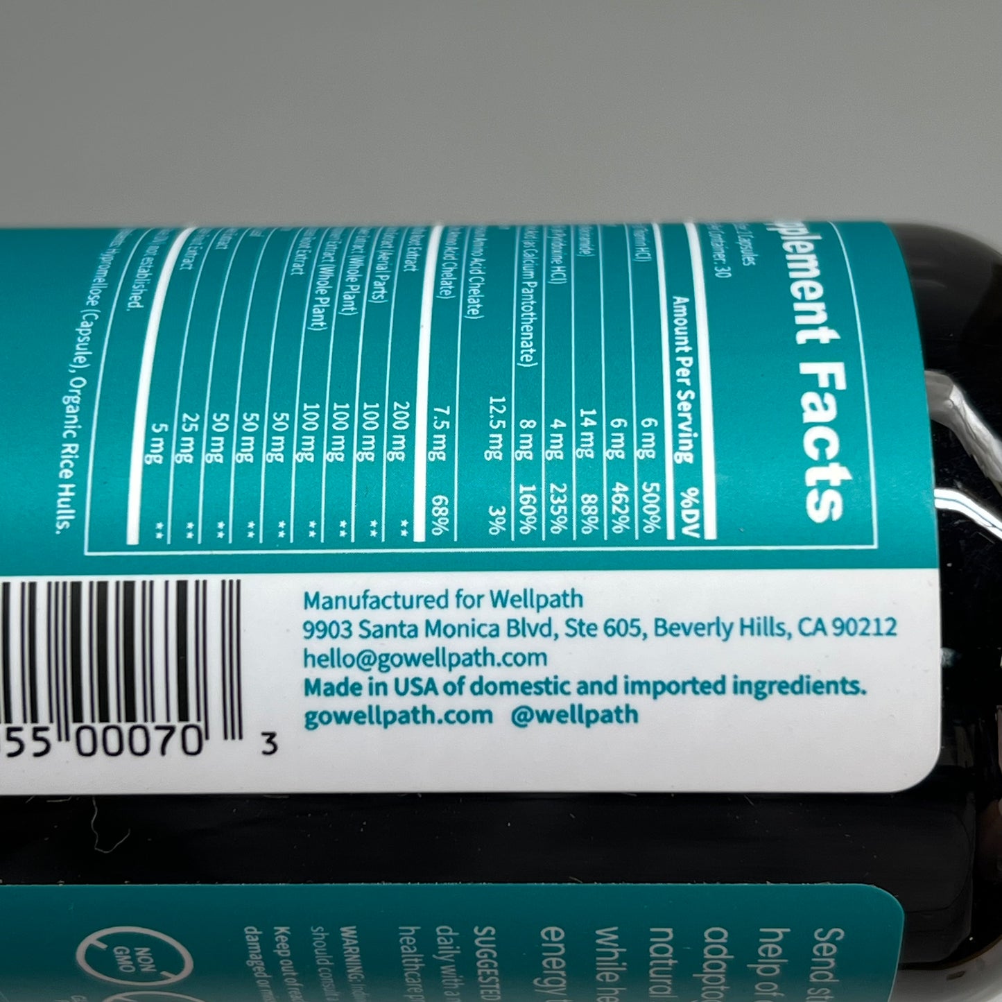 WELLPATH Zen Stress Relief Formula Mood Support Supplement 60 Tablets BB 05/28