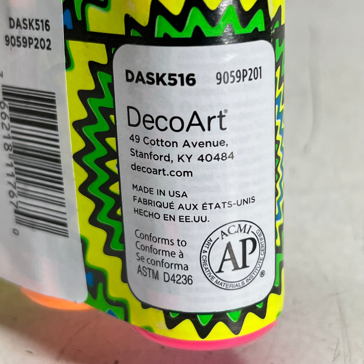 DECOART (6 PACK) Black Light Neon 2 fl oz.