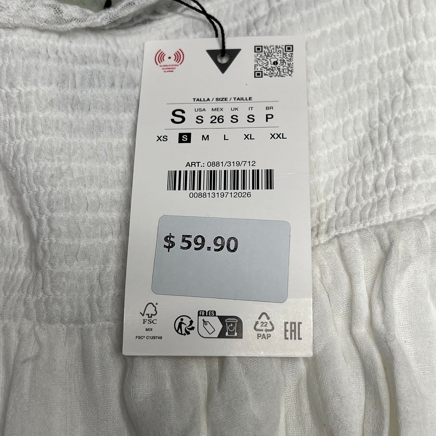 ZA@ ZARA Lot Of Assorted Clothing Dresses & Shoes Women's Sz XS & S / EU Sz 37 Shoe Black & White