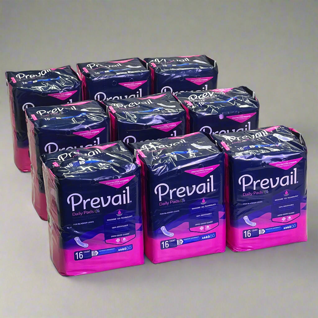 PREVAIL (144 Count) Daily Pads L White BC-013