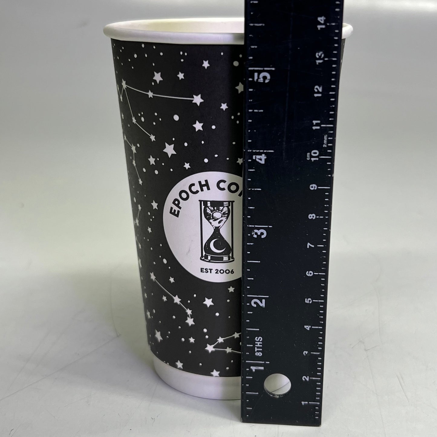 ZA@ EPOCH COFFEE (500 Cups) Coffee Cups 16 oz Black PO-AN1816 B