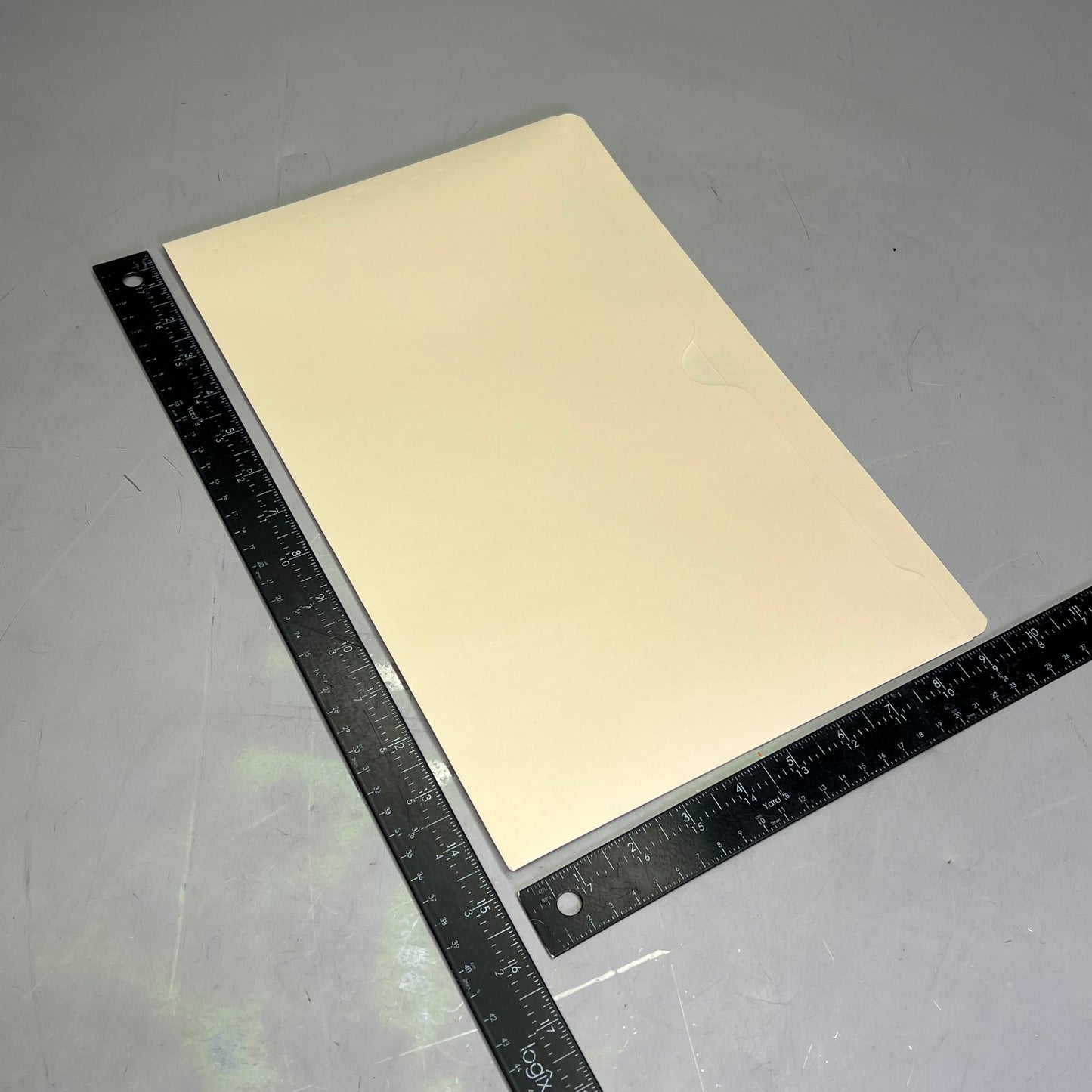 SMEAD (100 PACK) Flat File Jackets Straight Cut Reinforcement Tab Legal Sz 76500