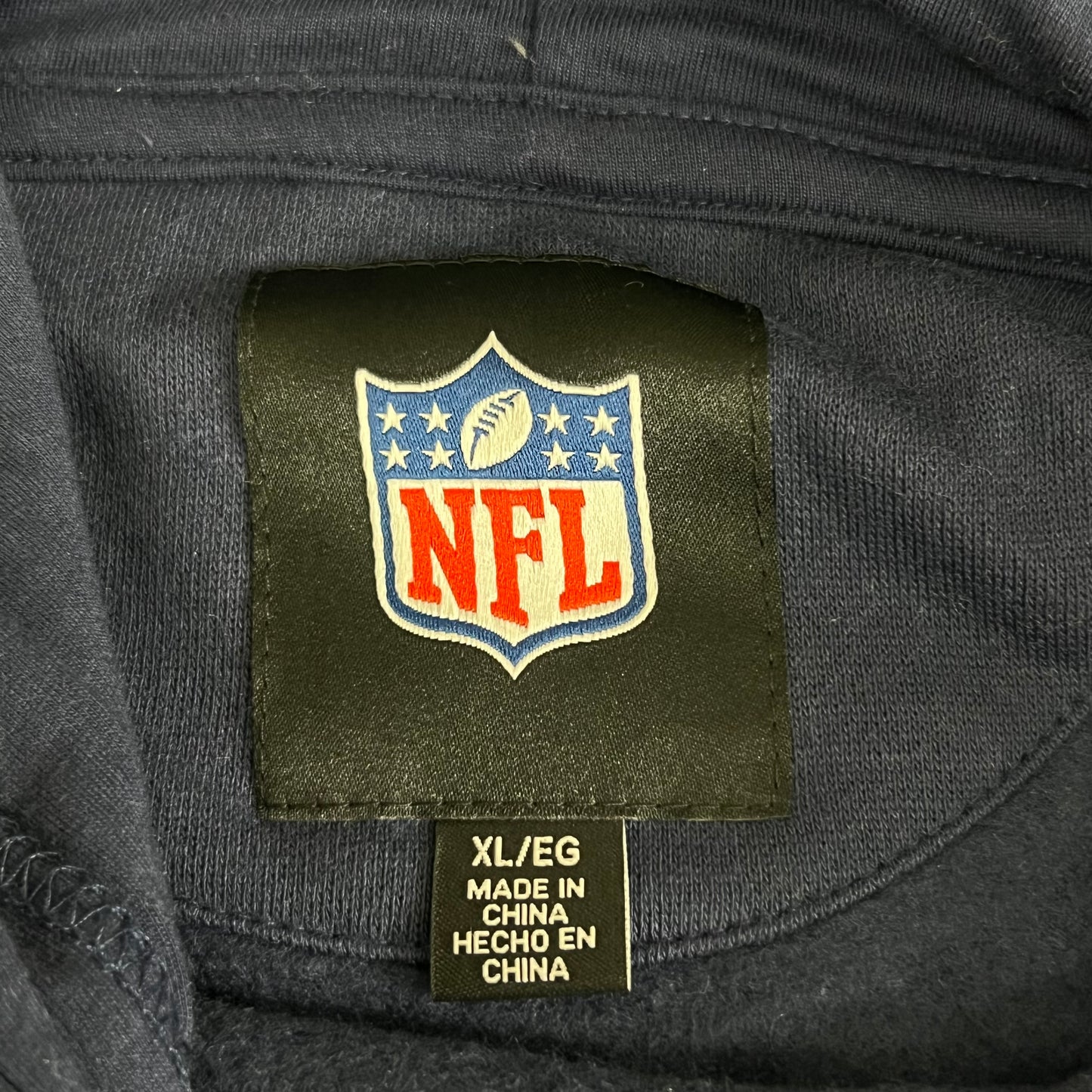 NFL Tennessee Titans Pull Over Hoodie Men's Sz XL Blue, Red, White