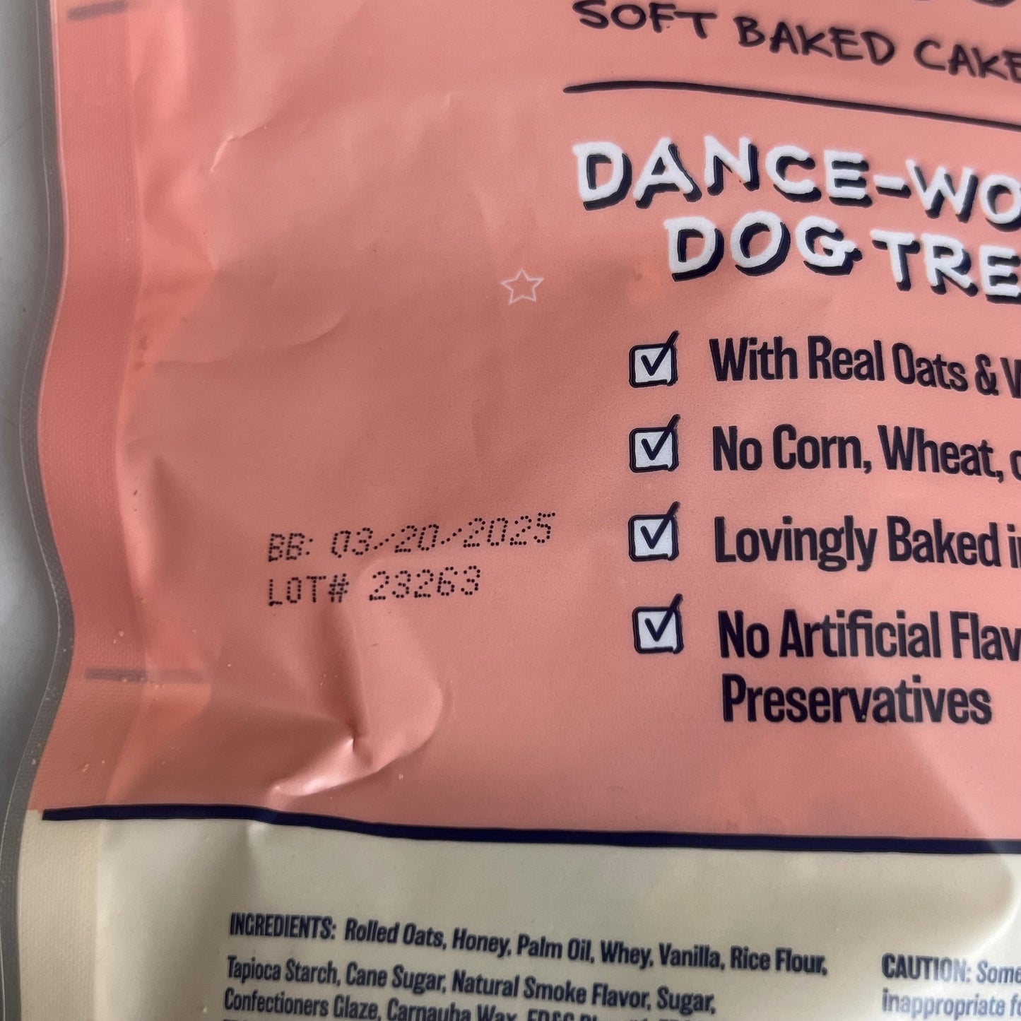 ZA@ WIGGLES & WAGS Sprinkle Surprise (12 PACK) Dog Food Treats 12oz (Exp 3/25) B