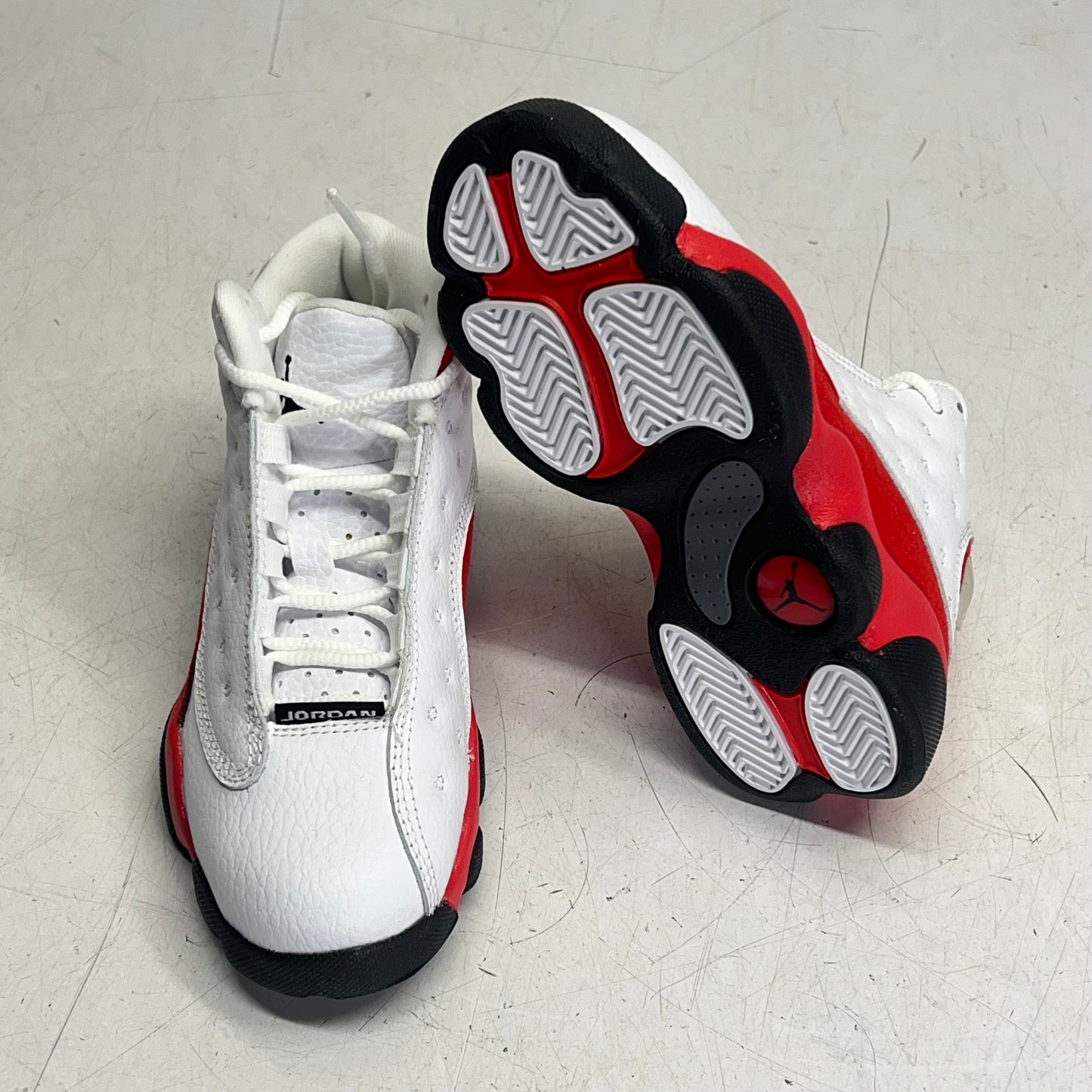 AIR JORDAN 13 Retro (ps) Sneaker Boy's Sz 11.5C White, Black True Red DJ3005 102