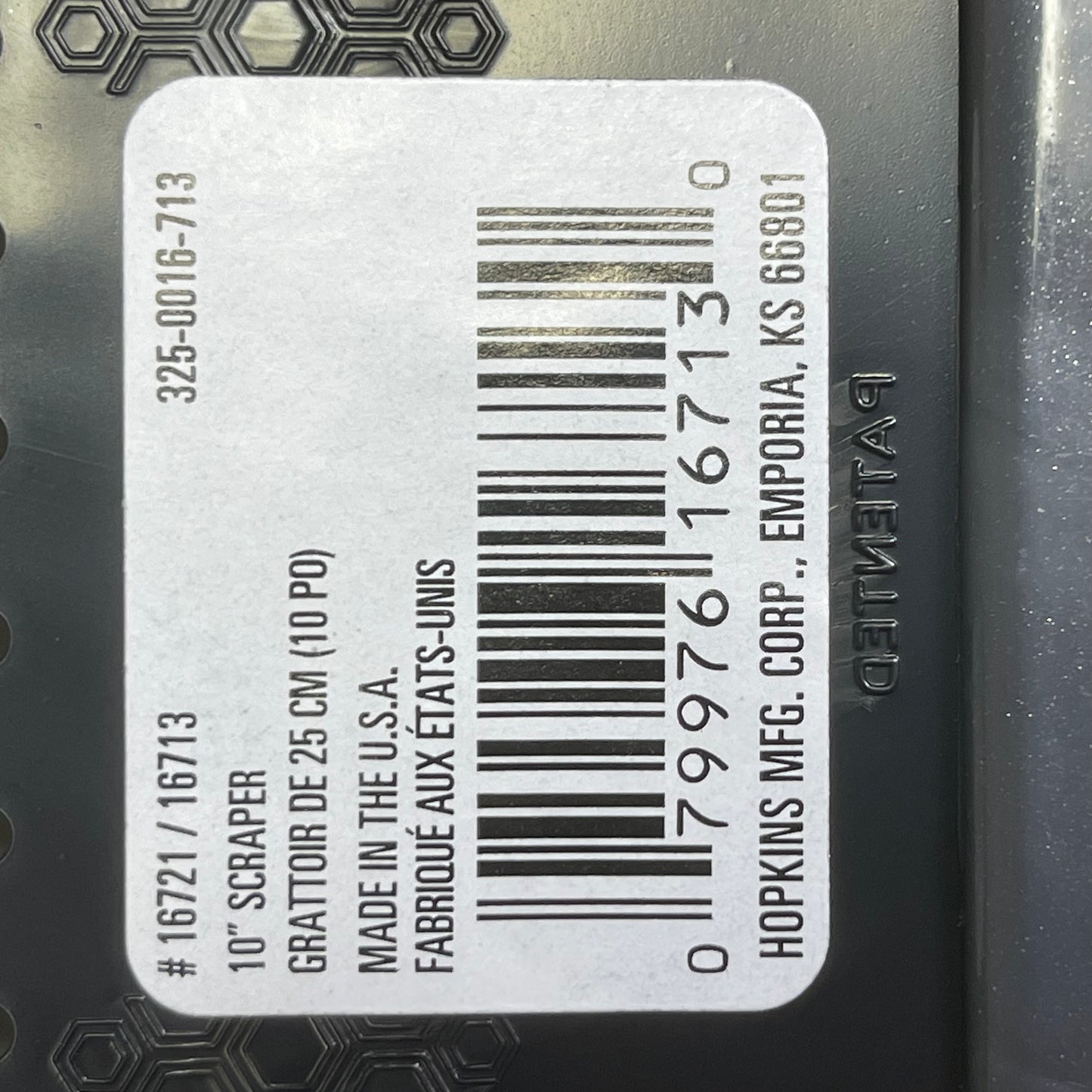 HOPKINS (2-PACK) SubZero Bear Claw Ice Scraper 10" 16721