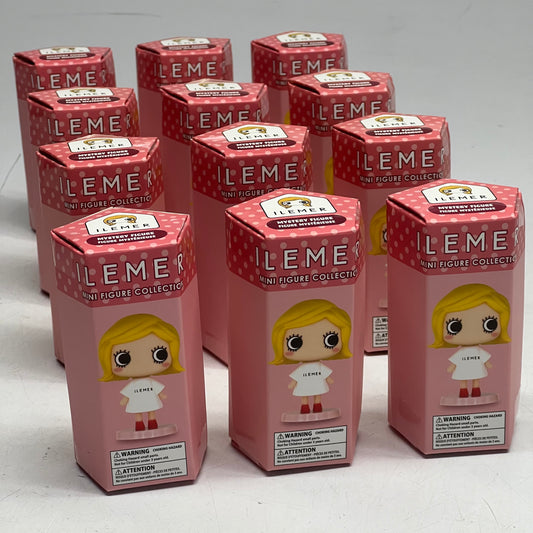 ILEMER (12 PACK) Mini Figure Collection Mystery Box 12 PACK Pink IL-01