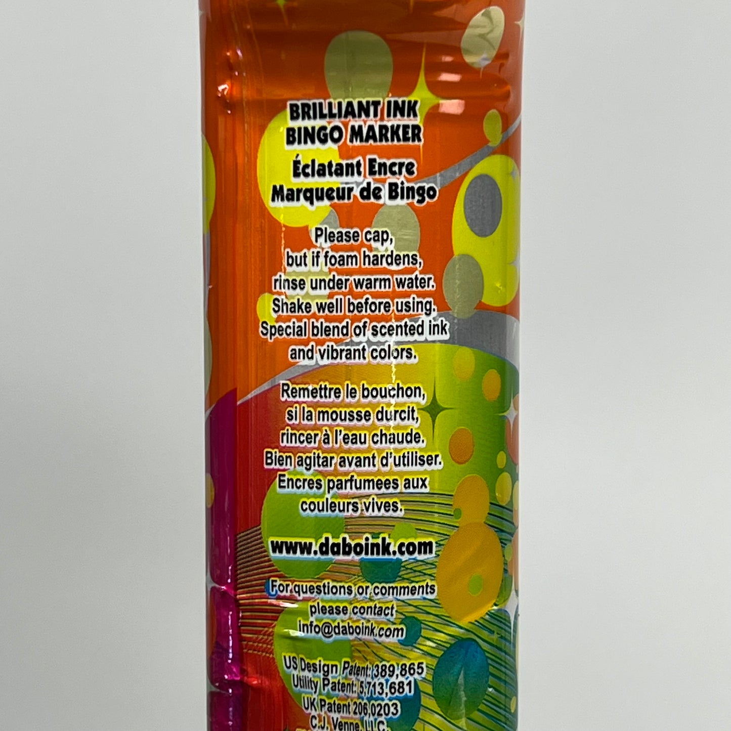 DAB O INK (12 PACK) Sunsational Bingo Marker Bright Ink 43ml/1.4 oz Orange C26