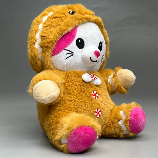 ZA@ PEEK A BOO TOYS Kitty / Gingerbread Man Stuffed Animal Brown/ XMASDIS30 A