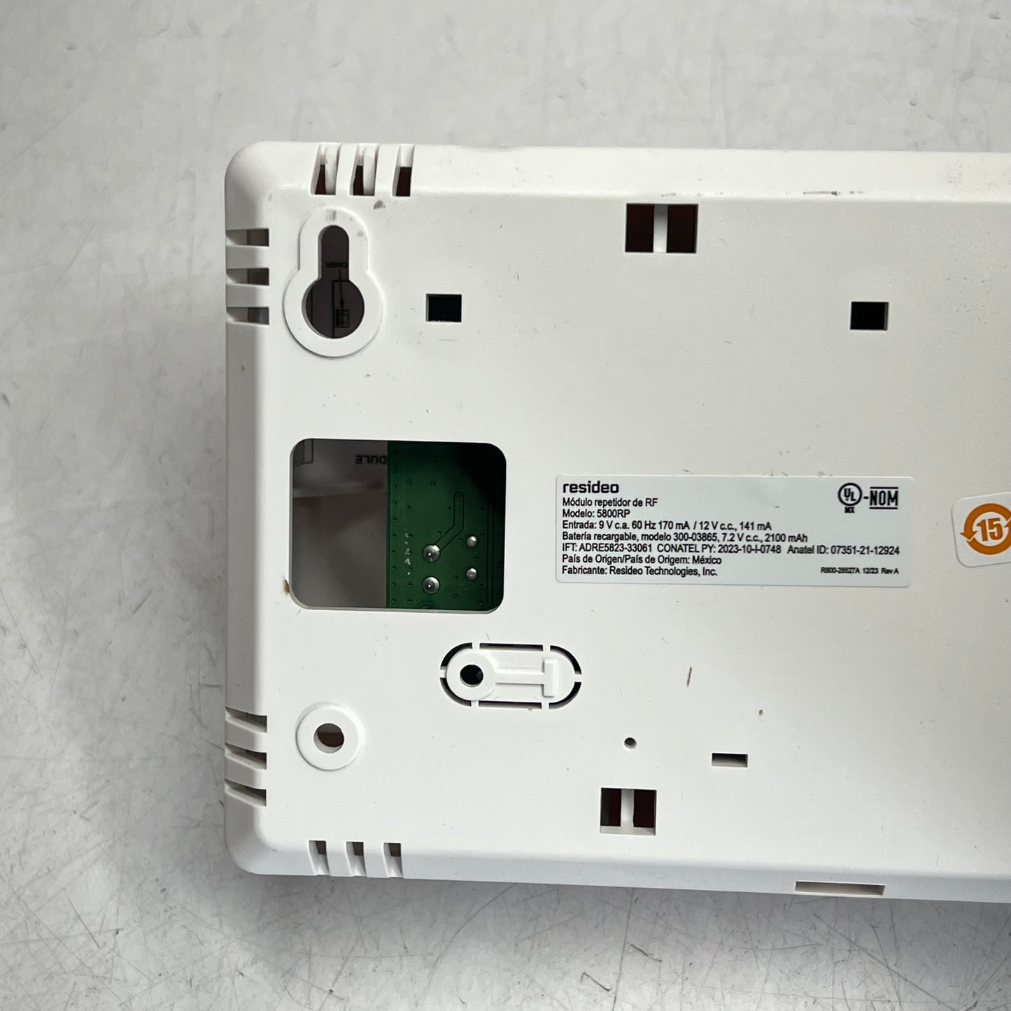 HONEYWELL Ademco Rf Wireless Repeater Module 80mA Current White 5800RP